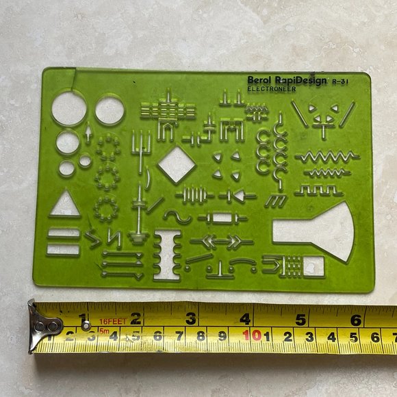 3/$20, 4 Pieces Geometric Drawings Templates Measuring Rulers for School Office - Picture 7 of 10